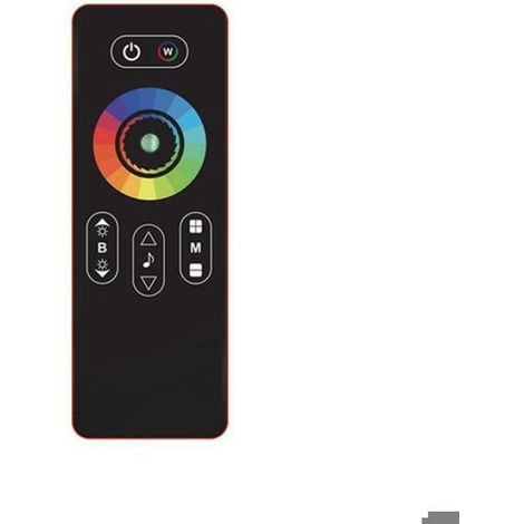 Télécommande LED - 2.4 GHz Sans Fil - Réglage Tactile Couleur Luminosité Température - Compatible Bandes LED D-RGBW - 5 Canaux Gradation - 1 Pièce (1/5)
