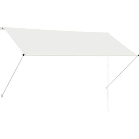 Auvent rétractable 250x150 cm Crème