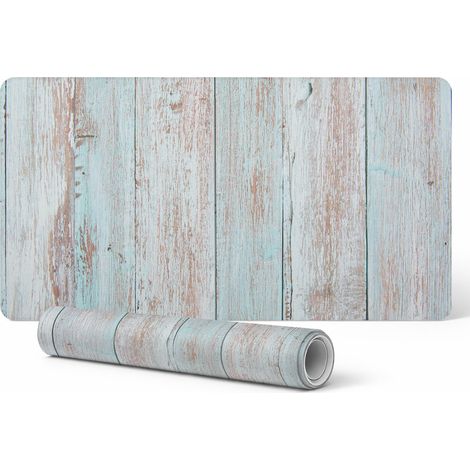 Alfombrilla de escritorio antideslizante con estampado de textura de madera vintage, 90x45 cm.