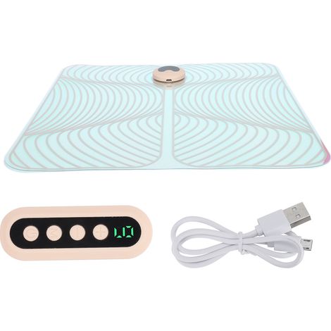 Tapis de massage des pieds EMS avec télécommande - Coussin relaxant multicolore à impulsions basse fréquence (1/5)