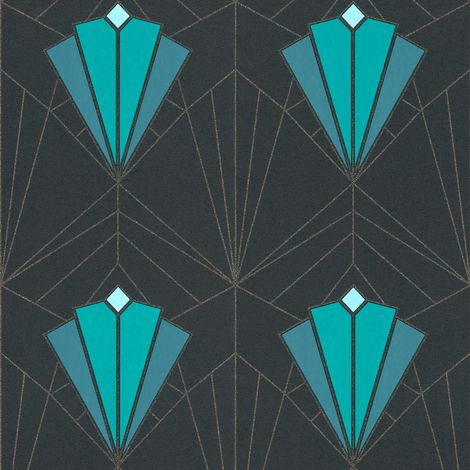 Isadora Teal Gold Wallpaper Debona Paste The Wall Glitter Textured Vinyl (1/4)