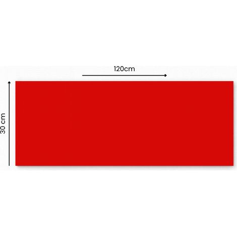 Plaque Plexiglas Rouge PMMA 3 mm – Verre Acrylique – 300x1200 mm – Résistante et Découpable (1/5)