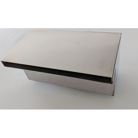 Lame d'eau pour piscine à encastrer inox Largeur 30cm