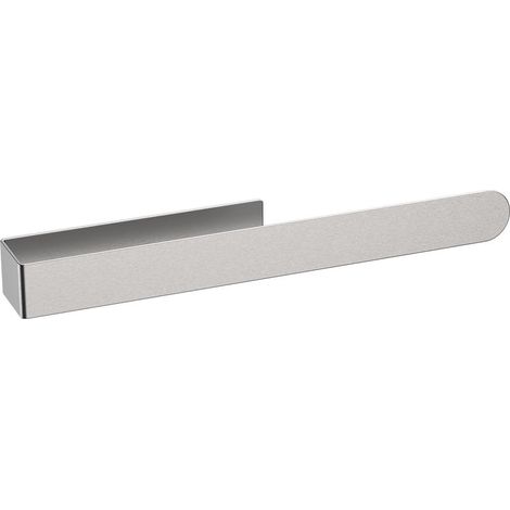 Toallero de baño sin necesidad de taladrar, de acero inoxidable, para montaje en pared, con adhesivo 3M, 37 cm, color gris. (1/5)