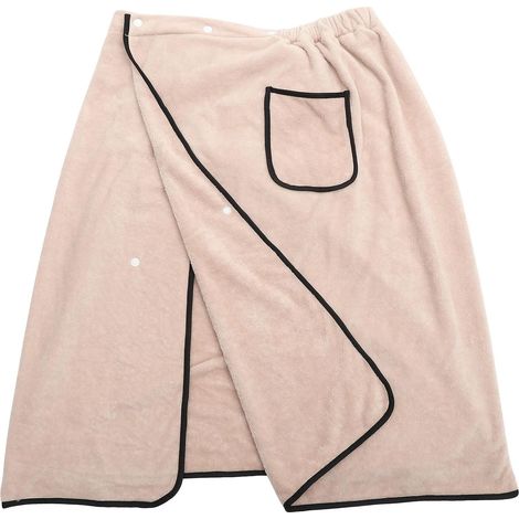 Serviette de Bain Portable en à Haute Absorption, Jupe de Bain pour Hommes Simple Structure, adaptée pour Sport et Plage Couleur Aléatoire (1/5)