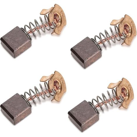 Lot de 4 Balais de Charbon Compatible Perceuse Visseuse 18V SDS Sans Fil (1/4)