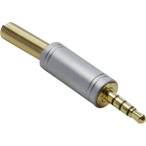 JACK 3.5 MM MÂLE DROIT BKL ELECTRONIC 1103088 PÔLES: 4 STÉRÉO OR 1 PC(S) (1/2)