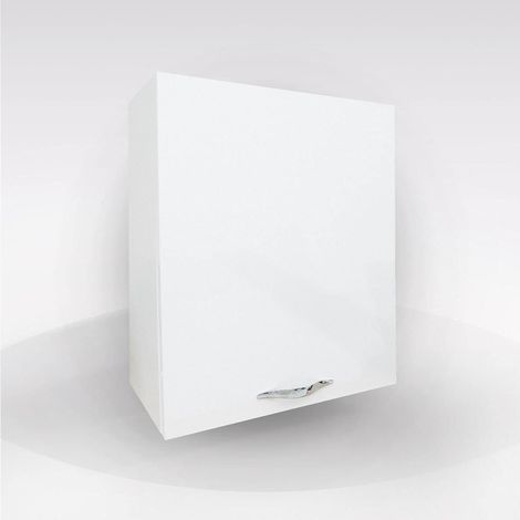 My Brand Germanvox Pensile Cucina a parete 60 cm 1 anta destra bianco lucido