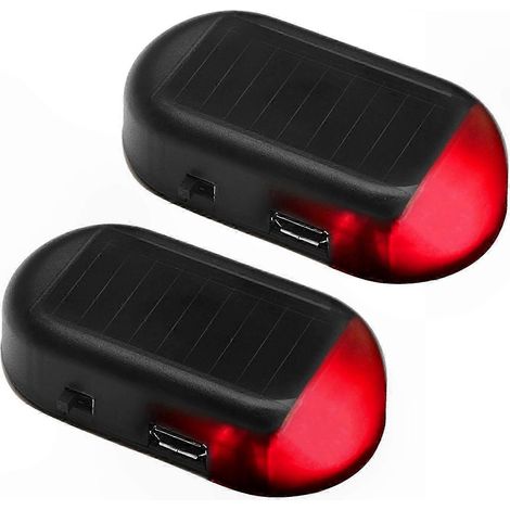 LED-Blinklicht-Diebstahlsicherung für Autos, solarbetriebenes Sicherheitssystem, passend für die meisten Fahrzeuge (1/5)