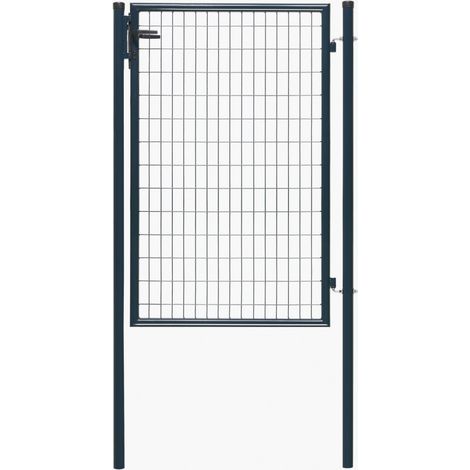 DIRICKX Portillon grillagé Eco l.105 x H.150 cm, gris (1/2)