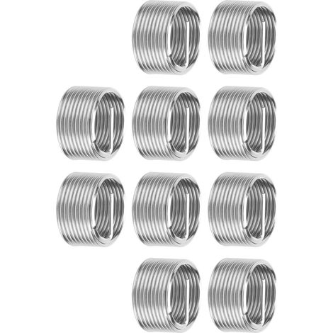 Lot de 10 inserts filetés M18x1,5x1D, douilles de conversion filetées enroulées