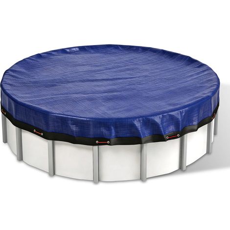 Wolketon Copertura piscina rotonda Ø366 cm per piscina tubolare 3,06 m, con occhielli