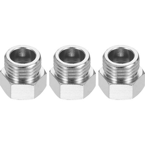 3-Piece Airbrush Adapter Fitting, 1/8 to 1/4 Inch (1/8in) (1/5)