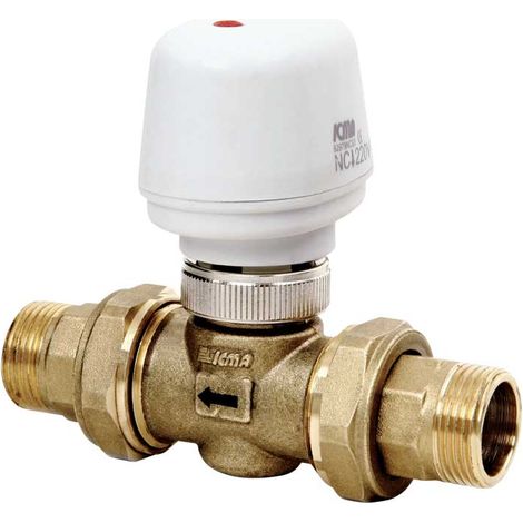 VALVOLA DI ZONA 2 VIE A PISTONE CON ATTUATORE ELETTROTERMICO ICMA 1"" M - 230V