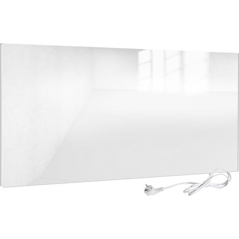 VIESTA® Calefactor Infrarrojo de Cristal 580 W – Panel de Calefacción Eficiente con Tecnología Carbon Crystal y Interruptor de Encendido/Apagado – Radiador de Pared Plano de Cristal de Seguridad (1/5)