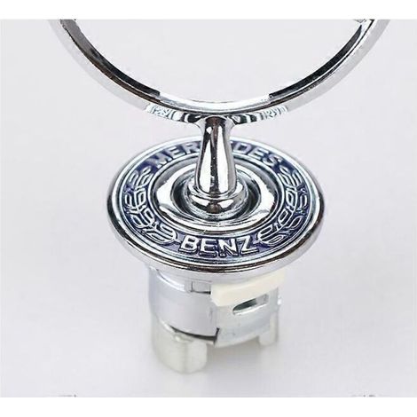 Applicable à l'emblème de capot de capot Mercedes Benz pour W124 W202 W203 W208 W210/44 mm