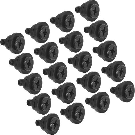 20 Pièces Vis Amortisseur pour Disque Dur 3,5 Pouces Vis de Montage en Fer pour Disque Dur Mécanique Adapté à Réparation et Installation PC (1/5)
