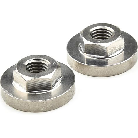 2-teiliges Ersatzwerkzeugset für Winkelschleifer-Metalldruckplatten (Innen- und Außenflansche)