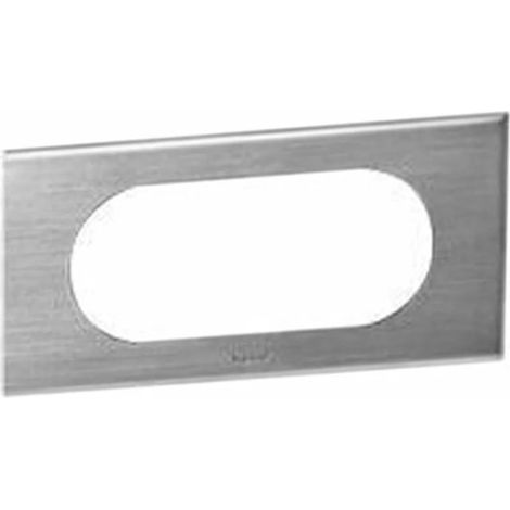 Legrand 069105 Placca in acciaio inox spazzolato Legrand Céliane 4/5 moduli