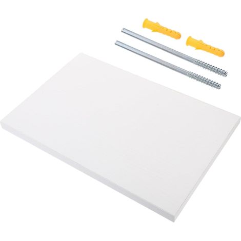 Étagère Murale 30.00 X 20.00 X 1.50 Cm Tablette Murale Flottante pour Cuisine Salle De Bain Et Bureau Support De Rangement Mural Rectangulaire pour Livres Décorations Et Plantes (1/5)