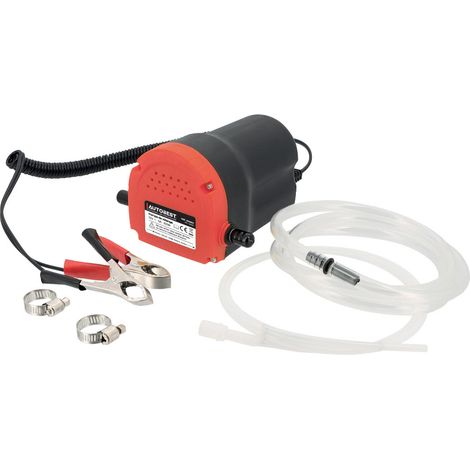 Pompe de vidange moteur 12V 60W avec fusible 10A - AUTOBEST (1/4)