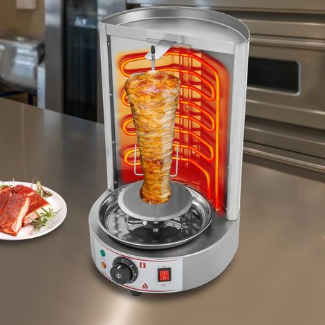Girarrosto döner elettrico/gas 2500W, spiedino kebab, gyros, pollo (1/5)