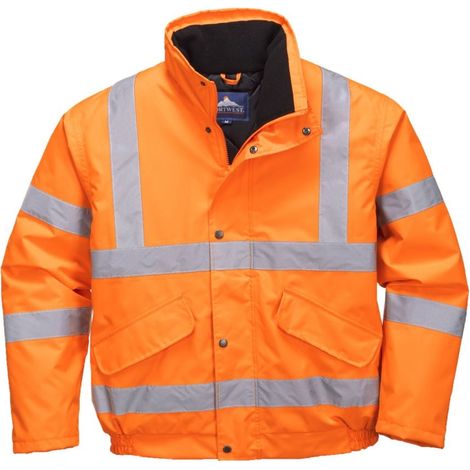 Blouson Hi-vis Ris Couleur : Orange Taille S - Portwest (1/5)