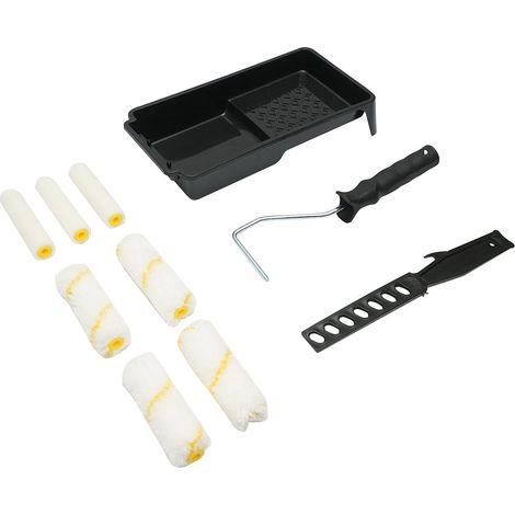 Set di mini rulli e vassoio per pittura, 10 pezzi Breckner Germany (1/5)