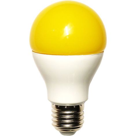 Ampoule LED sphérique anti-insectes jaune E27 9W 720 lm Eko-Light