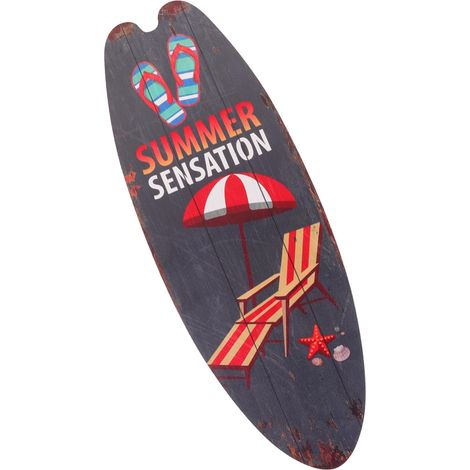 murale Healeved Maritime en forme de planche de surf style (1/5)