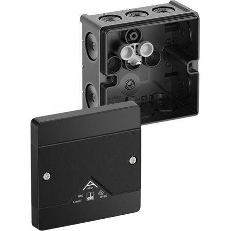 Spelsberg 80400001 Abzweigkasten (L x B x H) 102 x 102 x 57 mm Schwarz IP66 1 St.