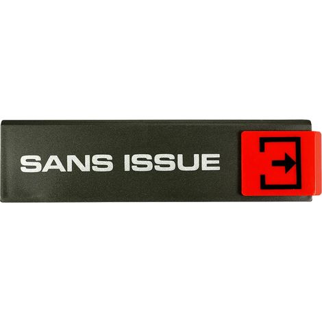 Plaque de porte Sans issue - Europe design 175x45mm - 4260655