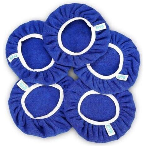 Pr 5 pieces (225-250mm) Microfiber Polishing Bonnets, Car Polisher Pad Bonnet Buffing Pad Polishing Bonnets Polishing Polishing Bonnets Electric for Orbital Polisher-Buffing Machine (1/4)