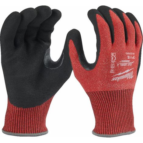 Guantes anticorte nitrilo nivel D - S / 7 - 1 par