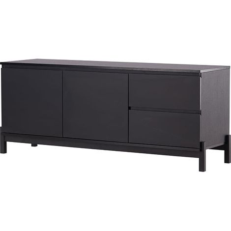 Corpus Sideboard 2 Türen, 2 Schubladen schwarz. (1/5)