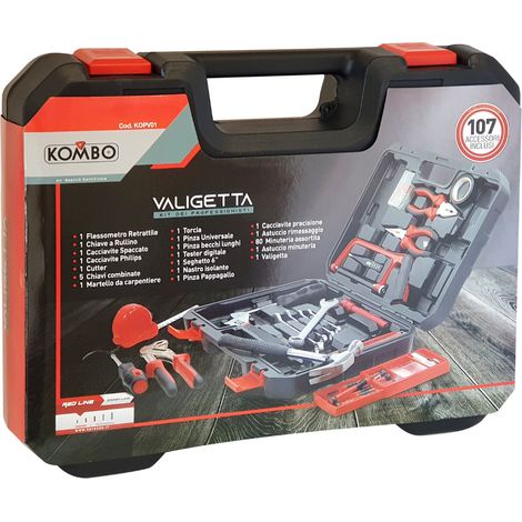 KOMBO VALIGETTA KIT DEI PROFESSIONISTI 107 PEZZI (1/5)