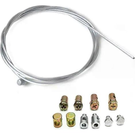 Kit de réparation universel pour motos YAMAHA, SUZUKI, KAWASAKI et HONDA (1 jeu de 100 cm de câble de frein d'urgence, d'embrayage et d'accélérateur). (1/5)