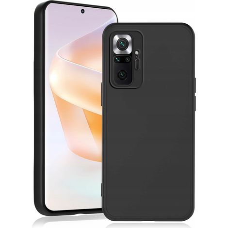 Coque en silicone noire pour Xiaomi Redmi Note 10 Pro, Agedate, fine (1/2)
