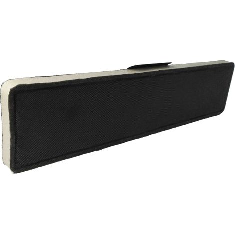 vhbw Filter Aktivkohlefilter kompatibel mit Miele DA 6708 D / BRWS, DA 6708 D / EDST Dunstabzugshaube - 43 x 10 x 2 cm, Aktivkohle