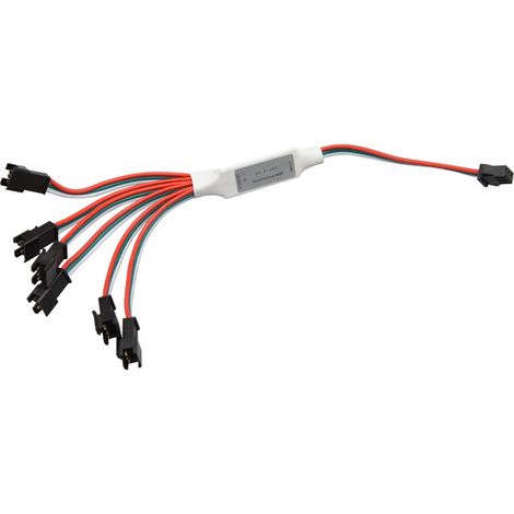 Trade Shop - Conexión De Conector De Tira Múltiple Entre Tiras Led Desde 24 Cm Max 6x10mt Dc5-24v Hc-amp -