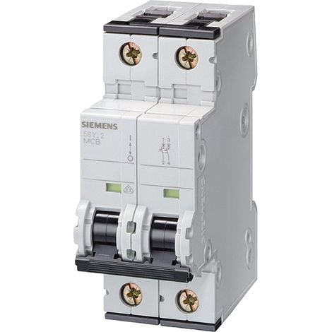 Siemens 5SY45166 Interruptor Automático 16 A Gris 2 Polos
