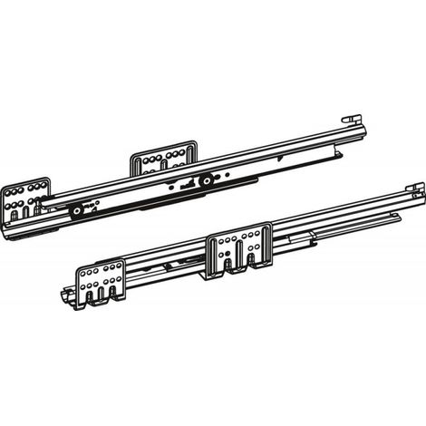 Coulisse de tiroir 9240891 450mm acier (Par 2)
