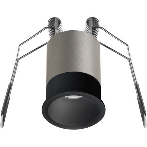 Faretto incasso nero alluminio gea led gfa1101n led 4000k 250lm spot tondo moderno led integrato (1/4)