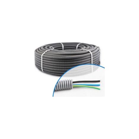 Gaine ICTA préfilée 3G1,5 NBV/J - Diamètre 16 mm - Rouleau de 100 m
