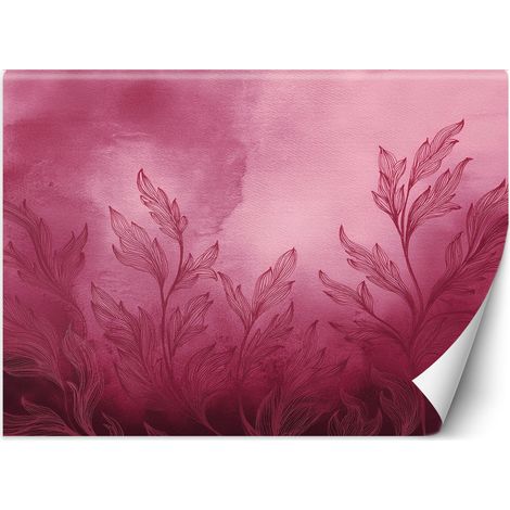 Fototapete Pflanzen Wiese Rosa 450x315 cm (1/5)