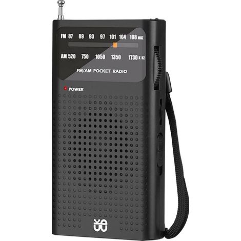 Gokeet Mini Radio Toutes Bandes Stéréo Récepteur de Poche Météo (1/5)