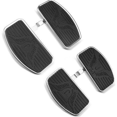 Set di Marchepiedi per moto custom Repose-Piedi per Conducente e Passeggero FB1