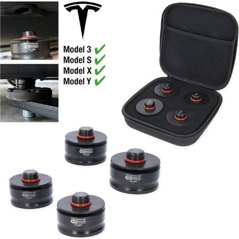 [GEBRAUCHT] B-Ware KS Tools 1600460 Wagenheberaufnahme Satz Hebewerkzeug Auto Gummi Einsatz