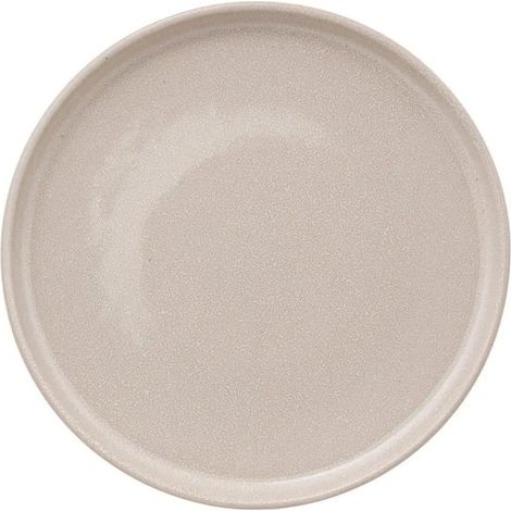 Lot de 6 Assiettes à Dessert "Terre Inconnue" 21cm Beige (1/2)