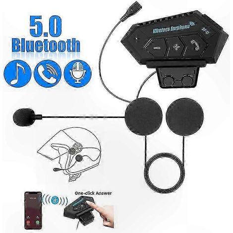 Écouteurs sans fil pour casque de vélo avec son stéréo et réduction du bruit pour les cyclistes (1/4)